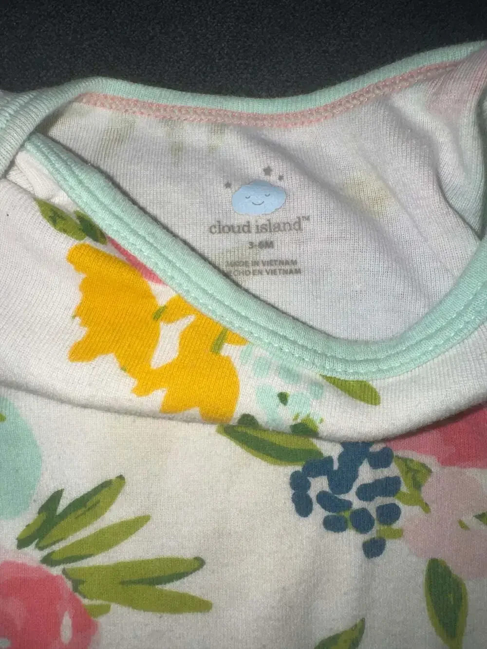 Baby Bodysuits Mixed Brands 3-Piece Bundle Set 3-6 Month